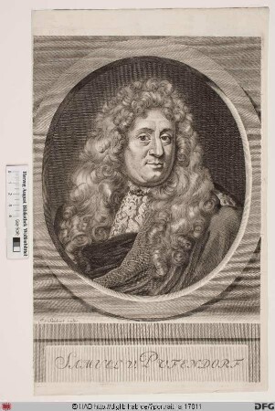 Bildnis Samuel Pufendorf (1694 Frhr. von)