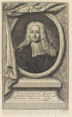 Bildnis des Johann Conrad Rücker