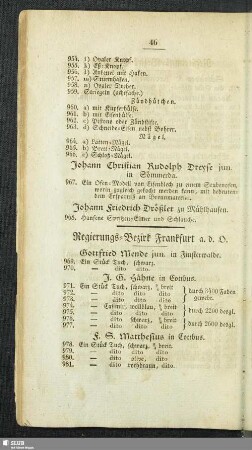 Regierungs-Bezirk Frankfurt a.d.O.