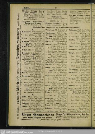 Einwohnerverzeichnis : Alphabetisches Verzeichnis der selbständigen Einwohner