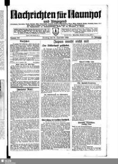 Nachrichten für Naunhof und Umgegend : (Albrechtshain, Ammelshain, Beucha, Borsdorf, Eicha, Erdmannshain, Fuchshain, Groß- und Kleinsteinberg, Klinga, Köhra, Lindhardt, Pomßen, Staudnitz, Threna usw.)