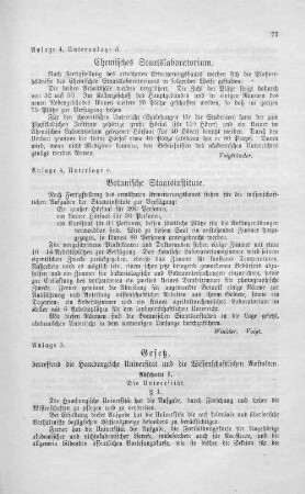 Chemisches Staatslaboratorium.