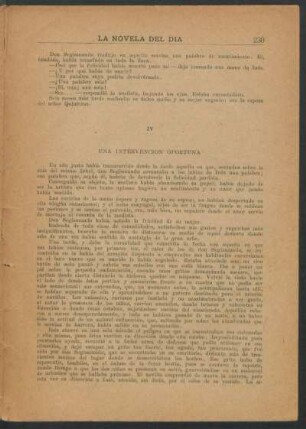IV una intervención oportuna