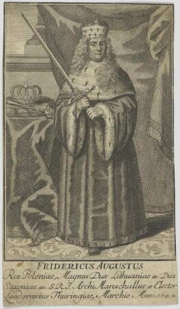 Bildnis des Fridericus Augustus, Rex Poloniae