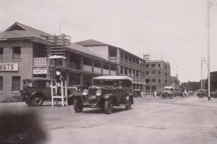 Straßenansicht, Mombasa : Kenia, Mombasa, Straßenbild, 1930