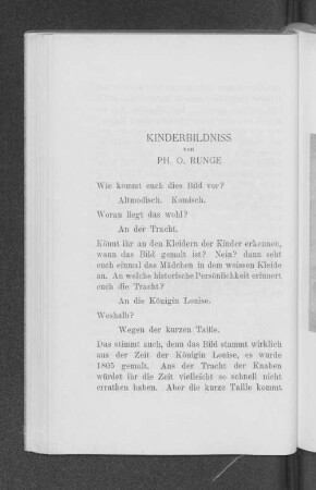 Kinderbildniss von Ph. O. Runge
