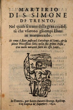 Martirio di S. Simone di Trento