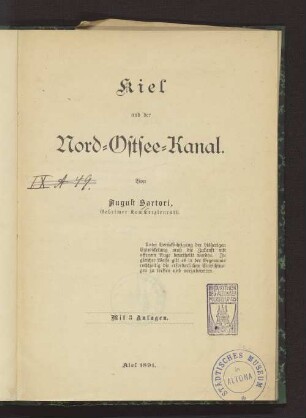 Kiel und der Nord-Ostsee-Kanal