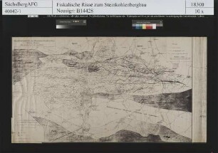 Steinkohlenbecken des Plauenschen Grundes (Döhlener Becken), Höhenschichtenkarte des Hauptflözes