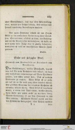 (Sechs und siebzigster Brief - Achtzigster Brief)