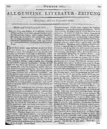 Bemerkungen über den gegenwärtigen Zustand des österreichischen Kriegsheers.  Calve 1790