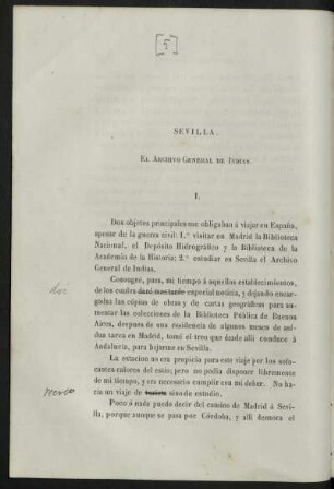 Sevilla - El Archivo General de Indias