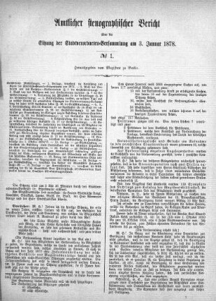 No 1, 3. Januar 1878