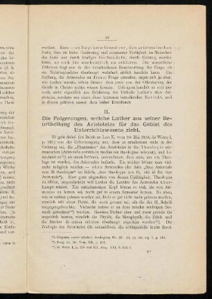19-21, II. Die Folgerungen, welche Luther...