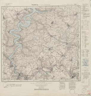 5536 (alte Nr.: 3240, 11) Hirschberg a. d. Saale (Eisenbühl), Meßtischblatt (4cm - Karte)