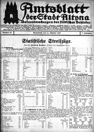 Statistische Streifzüge.