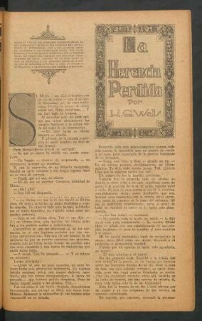 La herencia perdida : Ilustración de Cánepa
