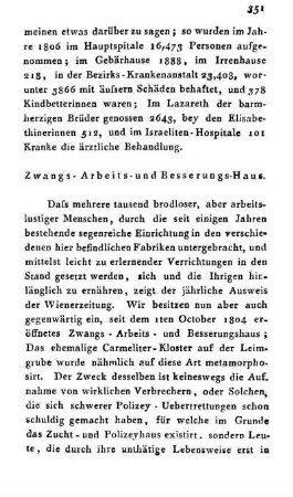 Zwangs- Arbeits- und Besserungs-Haus