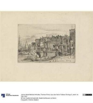 Thames Police (aus der Serie "Sixteen Etchings")