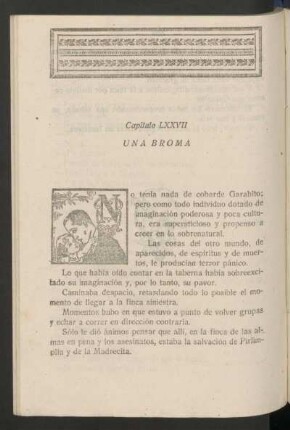 Capítulo LXXVII - Una broma