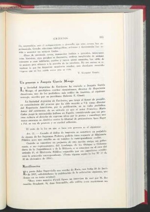 Un proceso a Joaquín García Monge