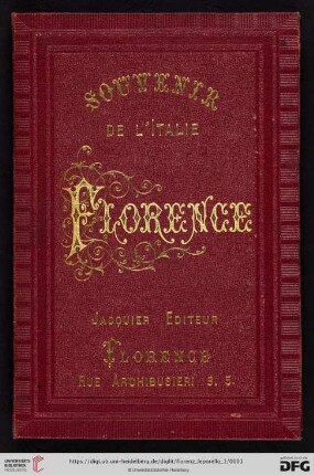 Florence : souvenir de l'Italie