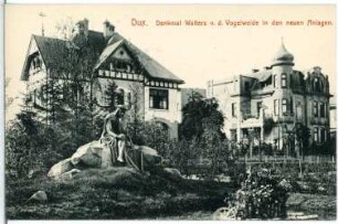 Dux. Denkmal Walters v.d. Vogelweide i.d.neuen Anlagen