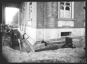 Potsdam, Marmorpalais, Hausfront Erdgeschoss.