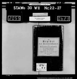 Zivilstandsregister Ammensen (Kanton Delligsen)