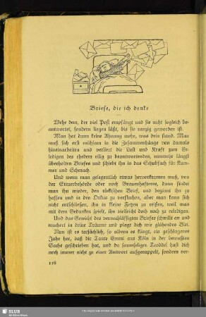 Briefe, die ich denke