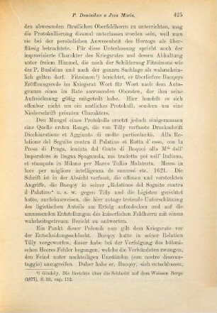 Der Karmeliter P. Dominikus a Jesu Maria und der Kriegsrat vor der Schlacht am Weissen Berge