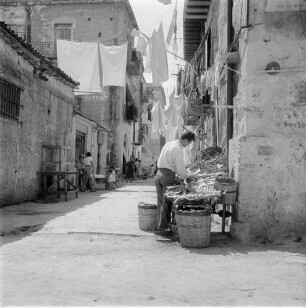 Palermo, Alltagsleben in einer Straße der Stadt