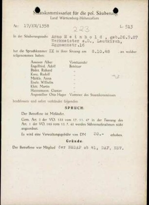 Meinhold, Arno