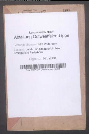 Erblasser: Finke, Ferdinand; Erblasser: null: