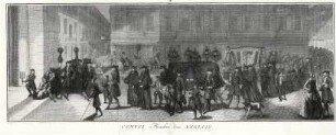 Grafik "Convoi Funebre des Anglois"