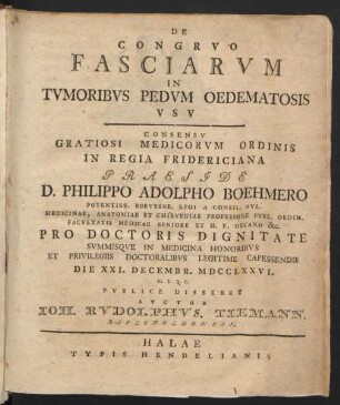 De Congruo Fasciarum In Tumoribus Pedum Oedematosis Usu