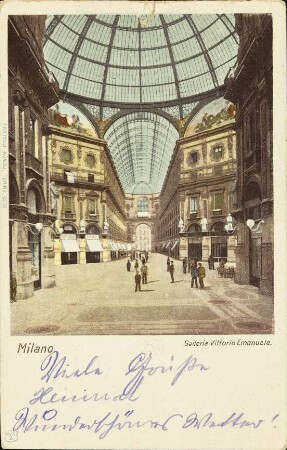 Milano. Galleria Vittorio Emanuele.