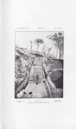 Plate XXXII. Sîgiriya. Sígiri-Gala. Summit, South end: Blackbone Staircase