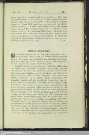 Wolken-Aufnahmen