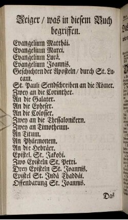 Zeiger/ was in diesm Buch begriffen.