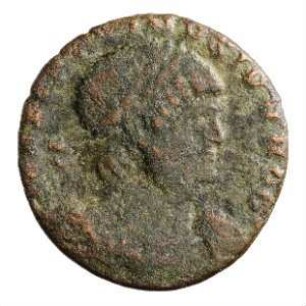 Münze, Follis, Aes 4, 333 - 334 n. Chr.