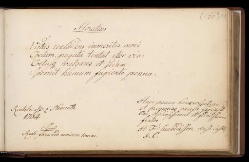 Eintrag (Rinteln, 03.11.1764)