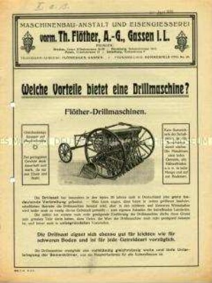 Welche Vorteile bietet eine Drillmaschine ?