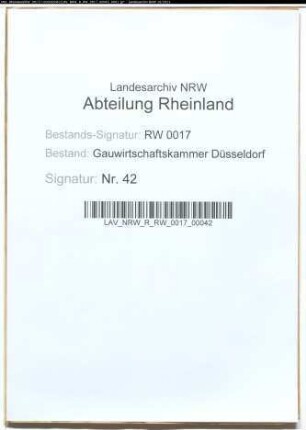 Bewirtschaftung verschiedener Gebrauchsgüter.