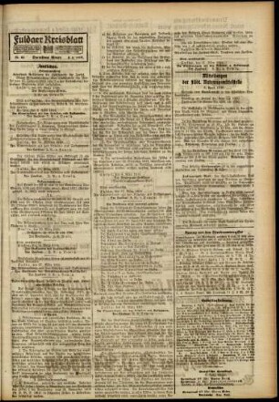 Zweite Ausgabe vom Samstag, den 05. April 1919.