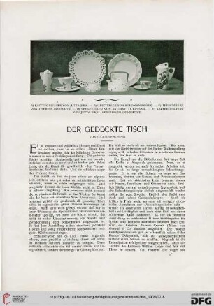 Der gedeckte Tisch