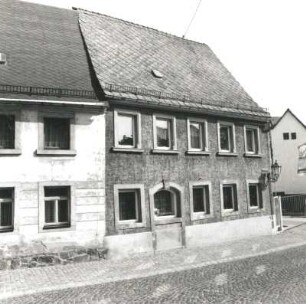 Colditz, Untermarkt 9. Wohnhaus (1797). Straßenansicht