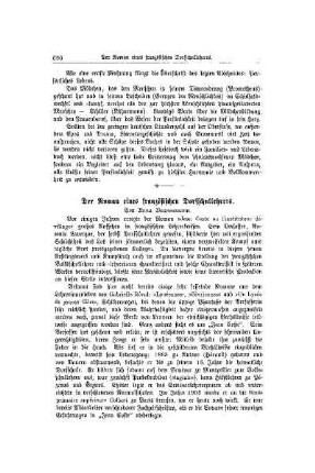 Der Roman eines französischen Dorfschullehrers
