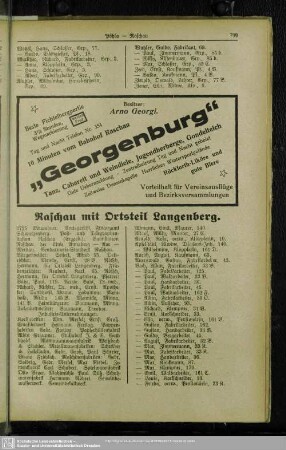 Raschau mit Ortsteil Langenberg