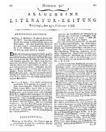 Allgemeinnützliches Wochenblatt, besonders zur Erhaltung der unschätzbaren Gesundheit und Heiterkeit des Gemüths. - Frankfurt, M. : Eichenberg 1787